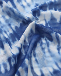 Tidal Trace Graphic Mesh Long Sleeve Top - product view 9