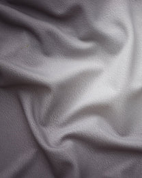 BSZN Sheer V-Waist Ruched-Back Brief, smoke gray translucent stretch-fabric close-up