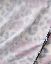 BSZN Wild Kiss Open-Back Trunk — Interior printed fabric and seam detail.