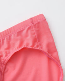 BSZN Shimmer Horseshoe Ring Brief — Pink waist and leg opening detail.