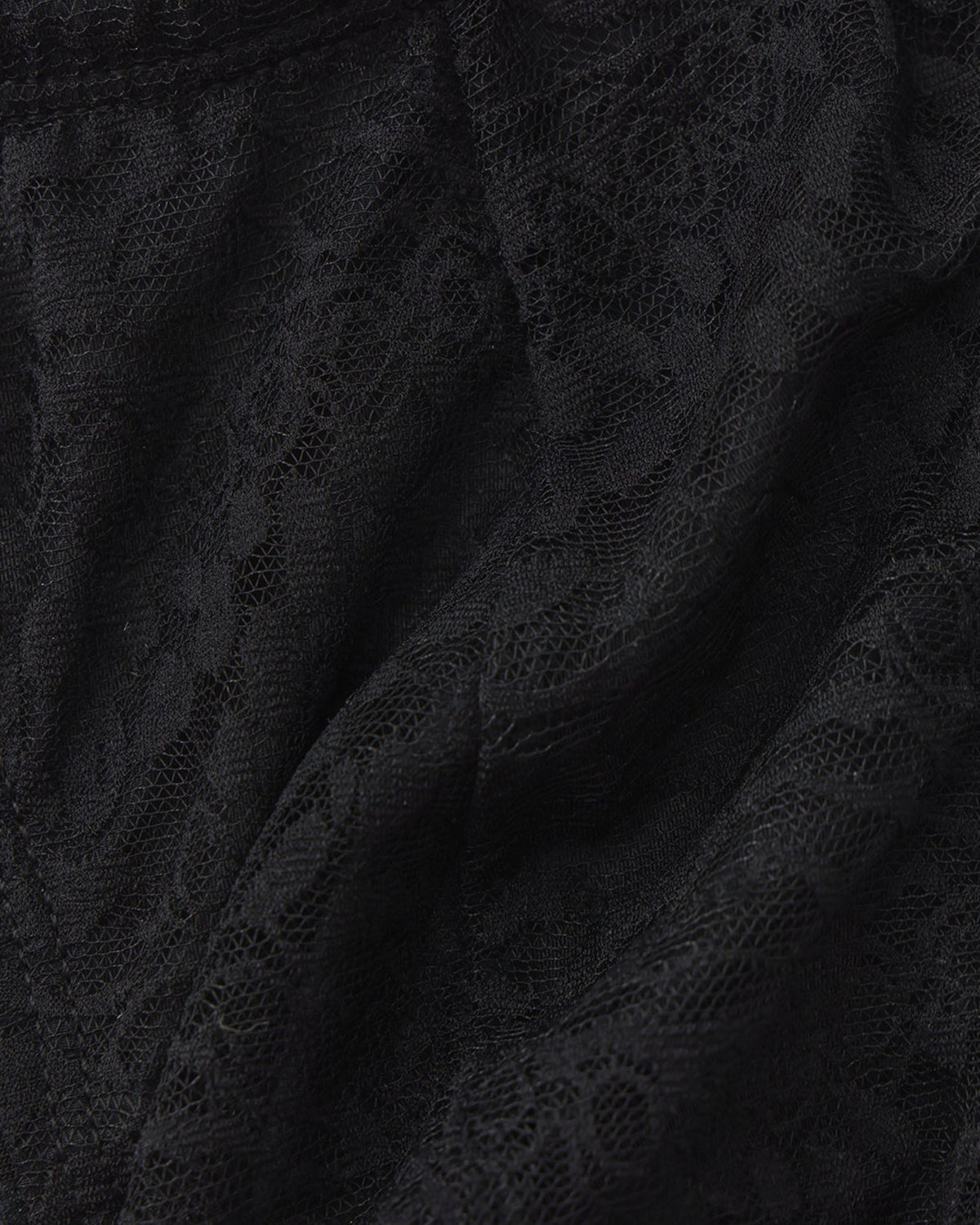 BSZN Tonal patterned lace fabric, close-up.