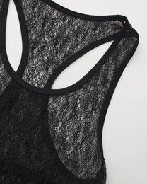 Distressed Mesh Cutout Tank Top - product view 9