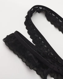 Adjustable Lace Cutout Brief, alternate product view 8