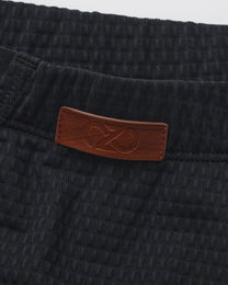 BSZN Net Breaker Cutout Mesh Brief, black dimensional mesh and logo detail