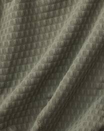 BSZN Net Breaker Cutout Mesh Brief, green bubble-knit fabric texture