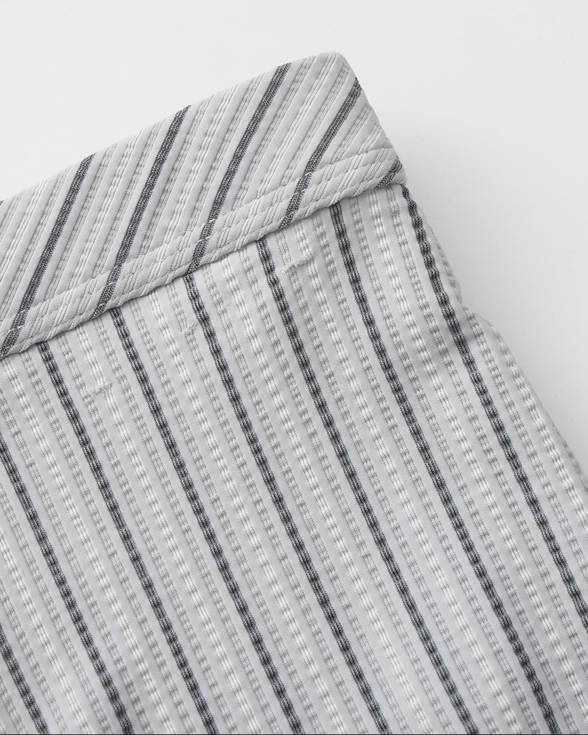 BSZN Two-Sided Player Stripe Boxer Jock, gray waistband and stripe detail