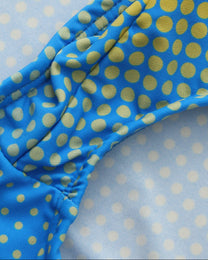 BSZN Gradient Dot Brief — Blue and yellow pouch print.