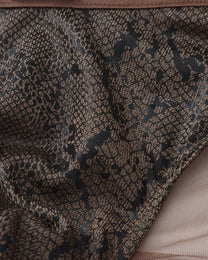 Metallic Snake Sheer Brief, alternate product view 6