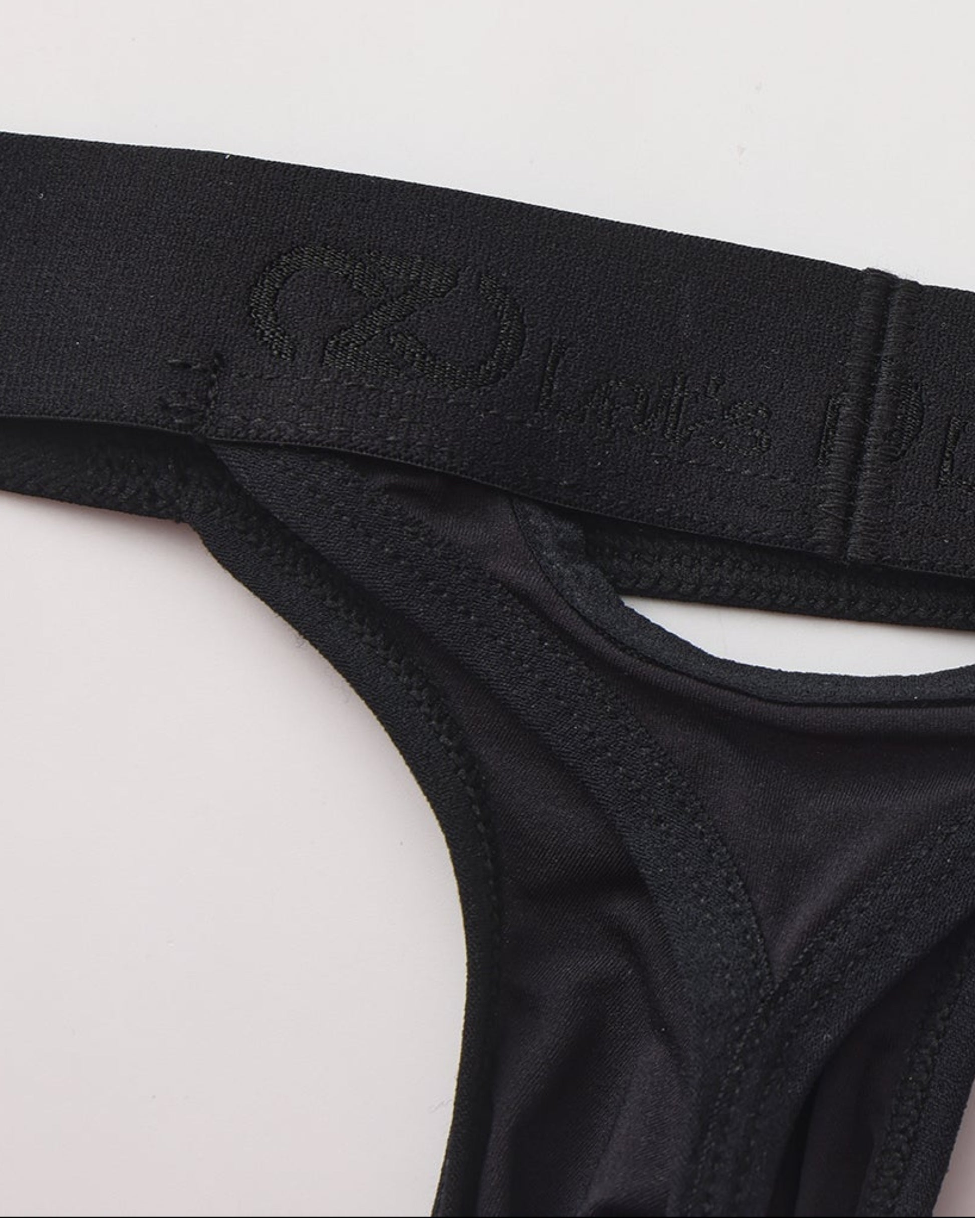 BSZN Snug Pouch Cutout Thong, alternate product view 3