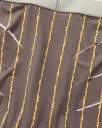 BSZN Thorn-Stripe Slash-Cut Brief, gray thorn-stripe and slash-cut detail