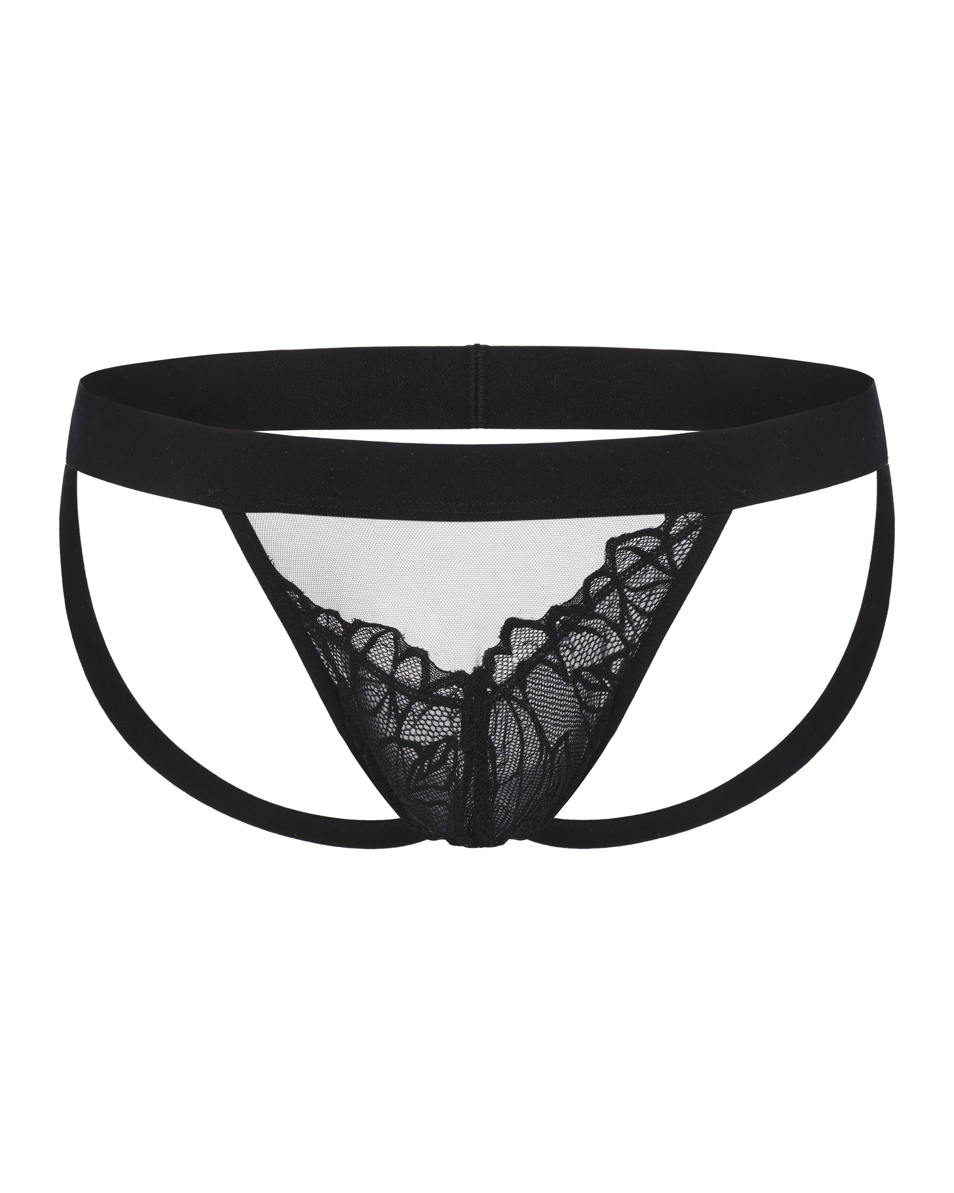 Layered Lace Double-Strap Thong - product view 1
