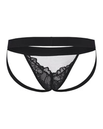 Layered Lace Double-Strap Thong - product view 5