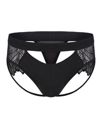 Cutout Panel Lace Brief - product view 1