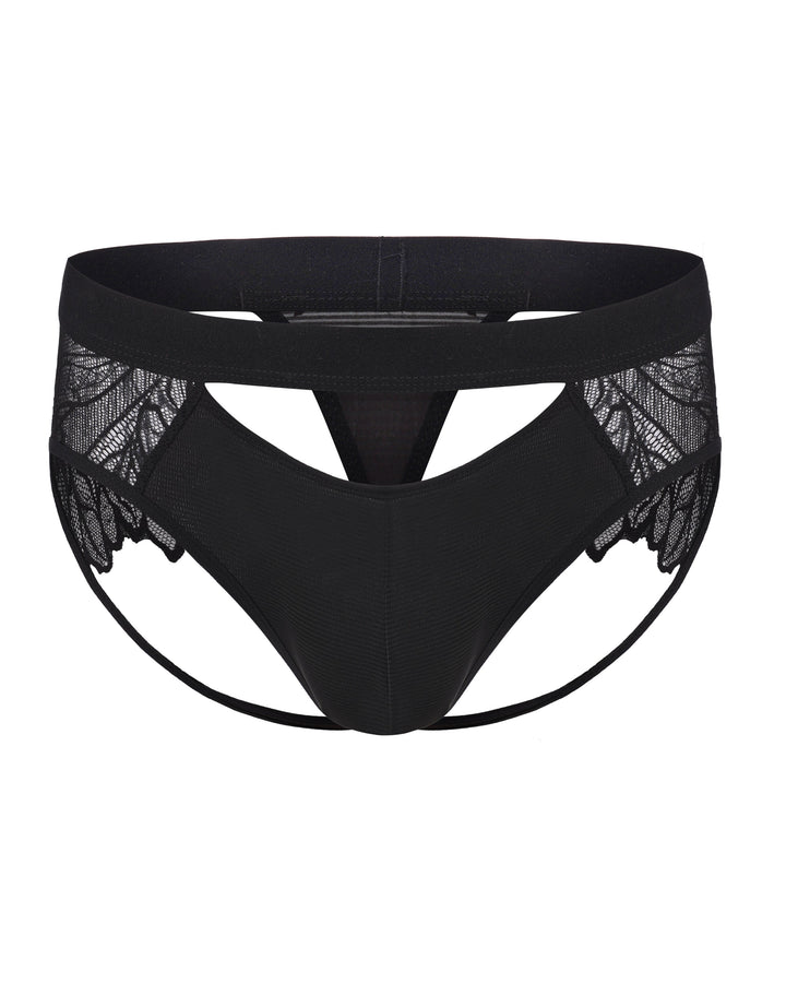 Cutout Panel Lace Brief - product view 1
