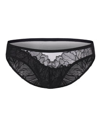 Layered Lace Mesh Brief with layered transparency