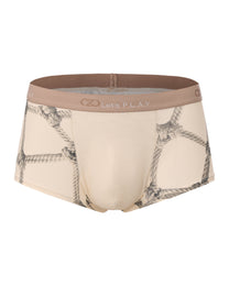 Rope Print Boxer Brief with rope illusion print