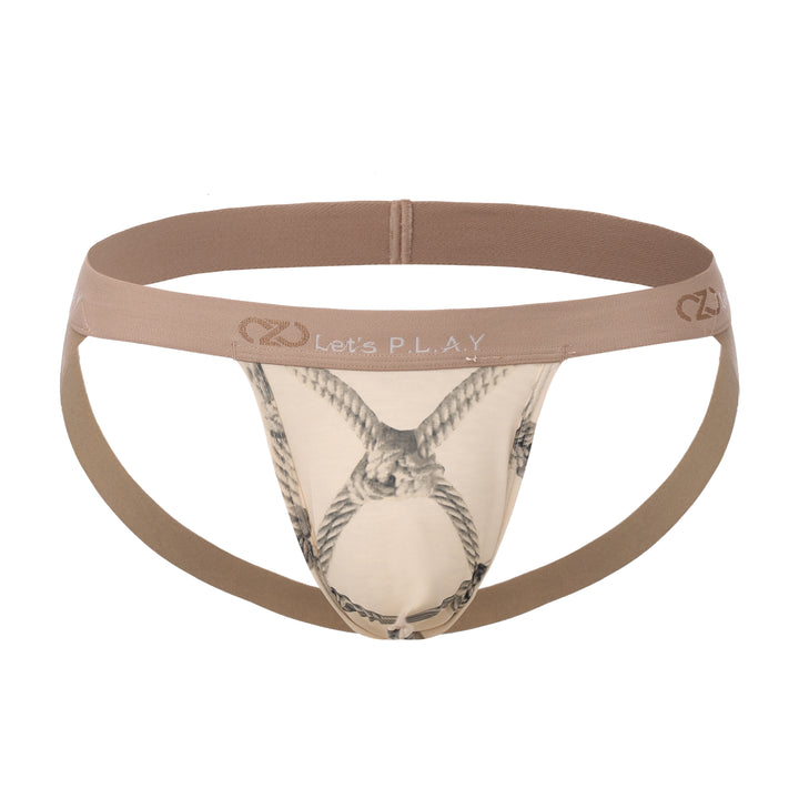 Bound Graphic Double-Strap Jockstrap - product view 1