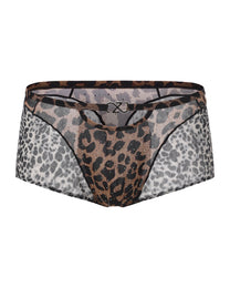Leopard Splice Trunk with spliced leopard panels