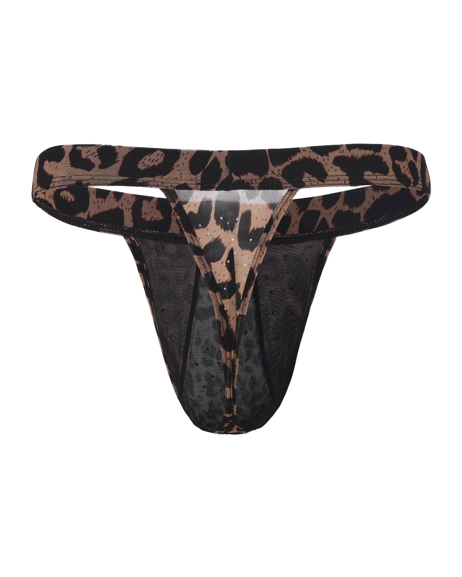 Leopard Splice Thong - product view 7