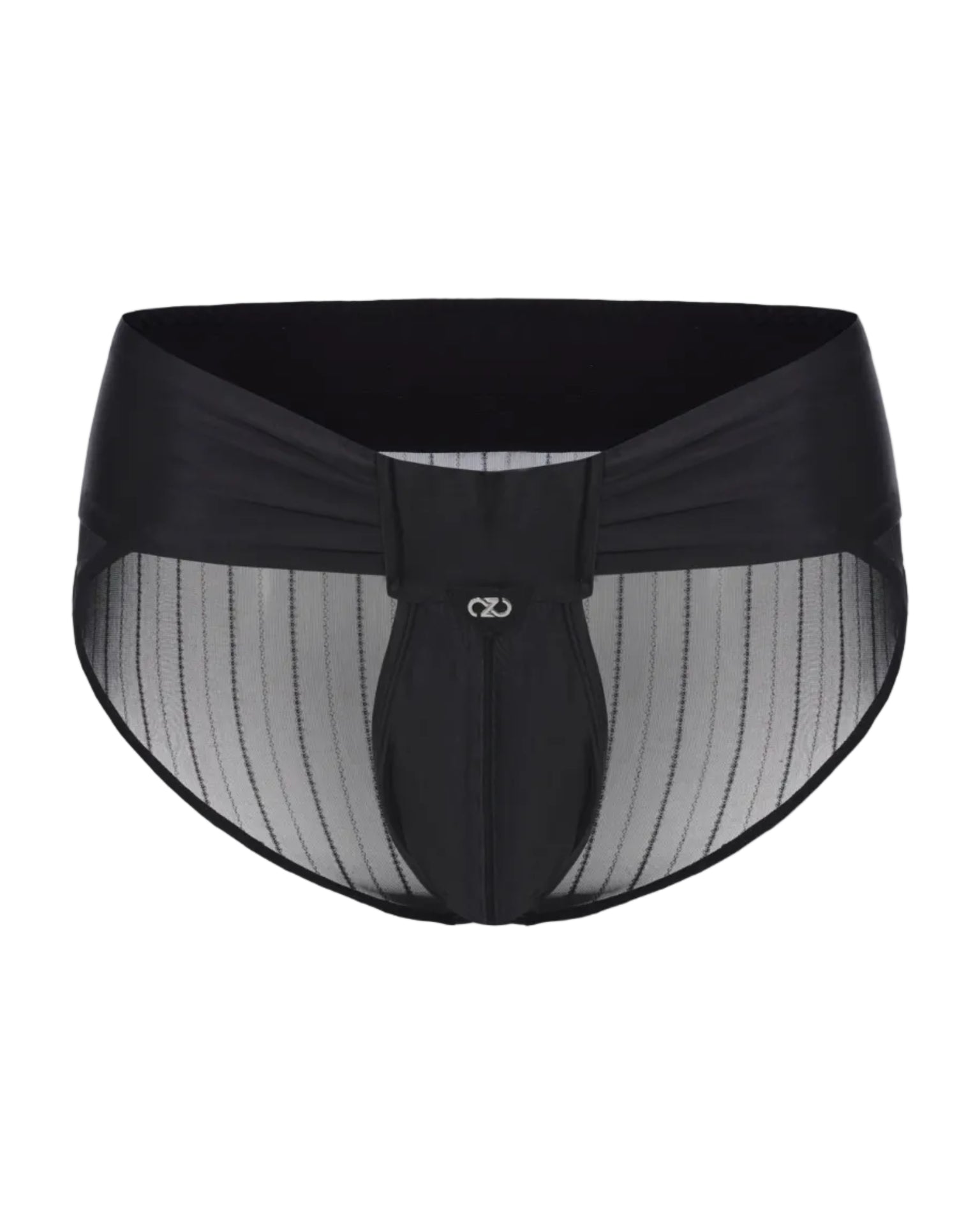 Tie-Front Sheer Brief with tie-shaped front