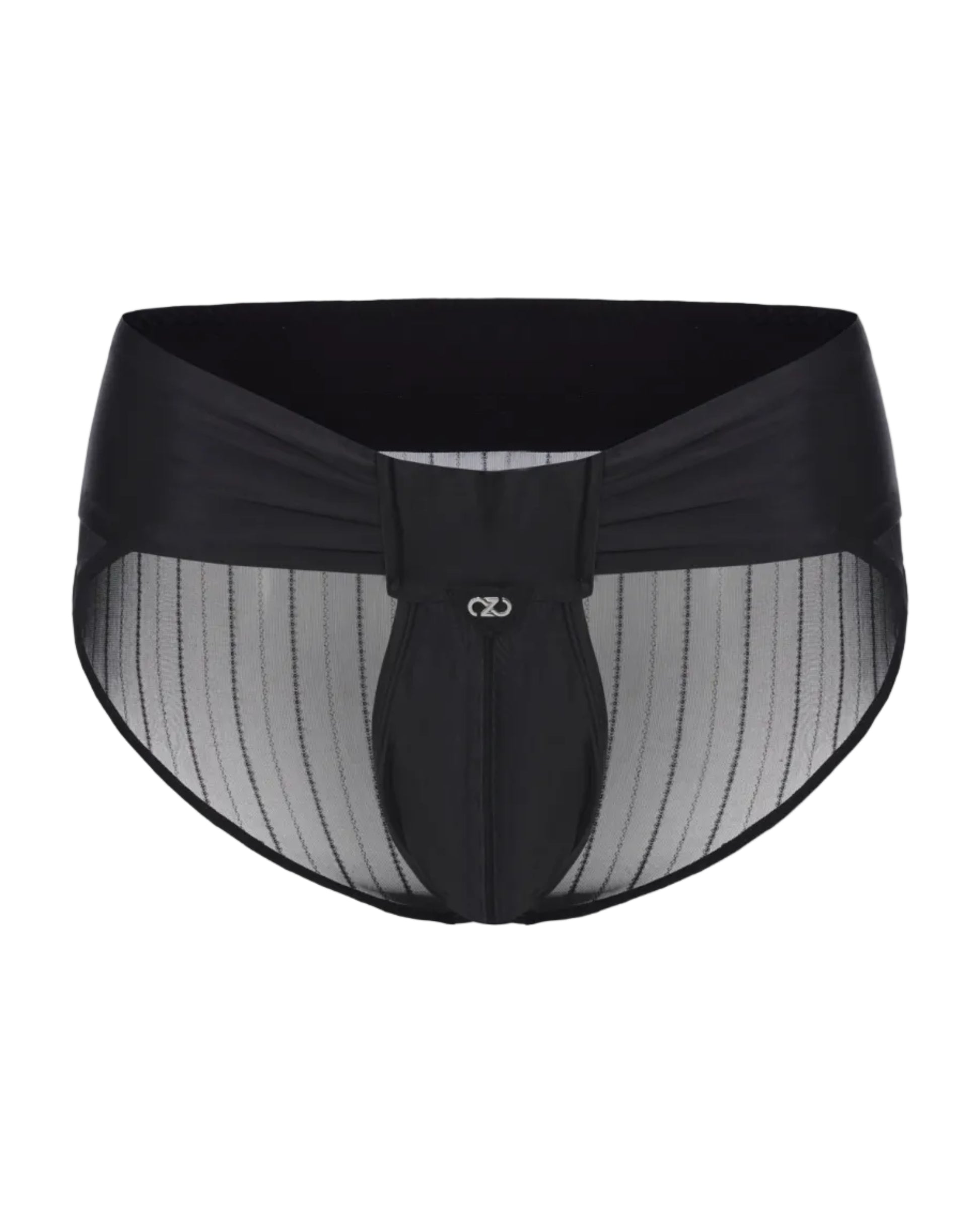 Tie-Front Sheer Brief with tie-shaped front