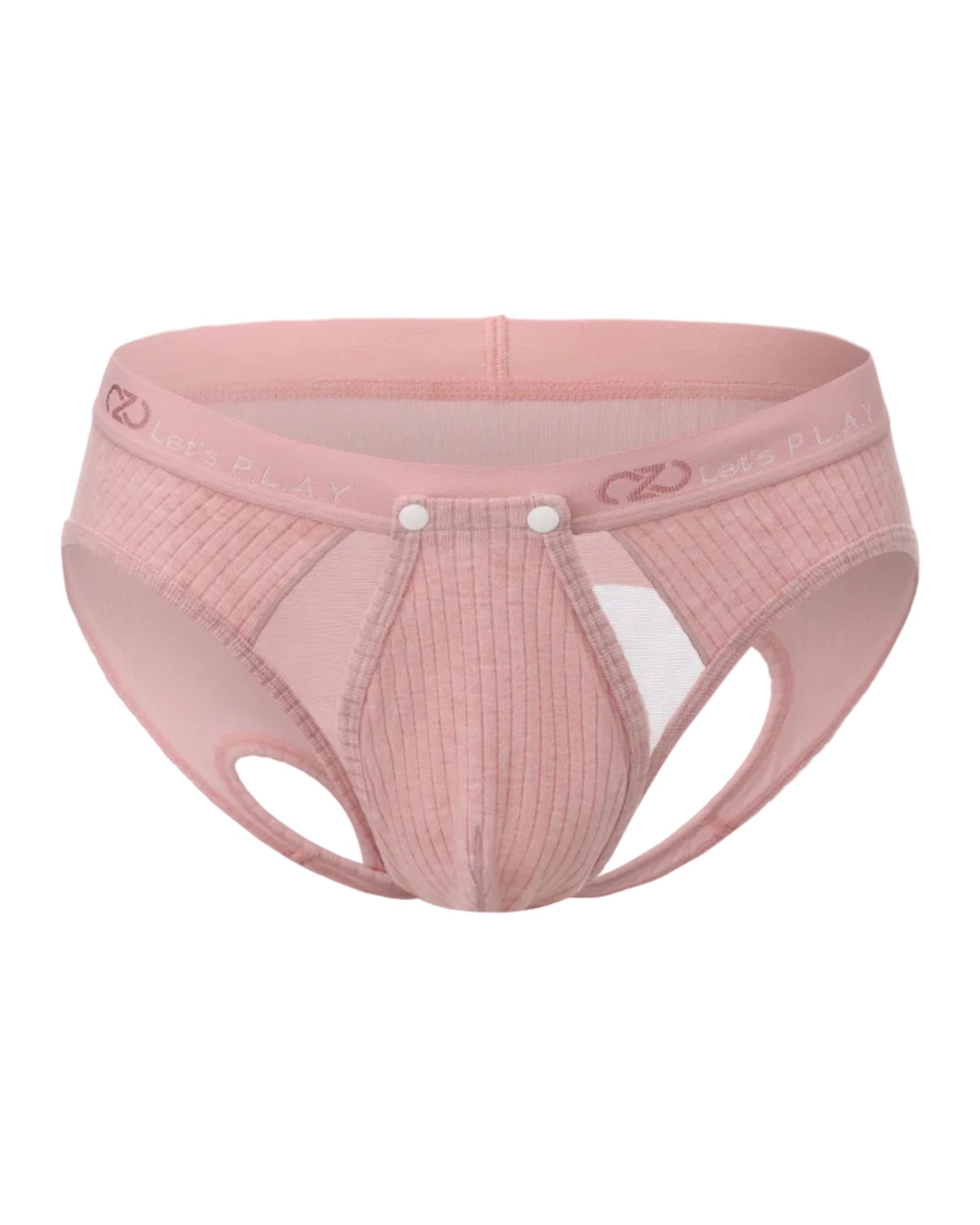 Convertible Cutout Brief with snap-open front