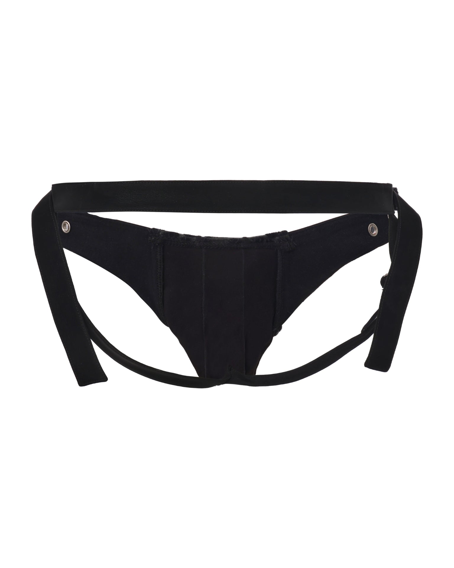 Flocked Leopard Harness Jockstrap, alternate product view 2