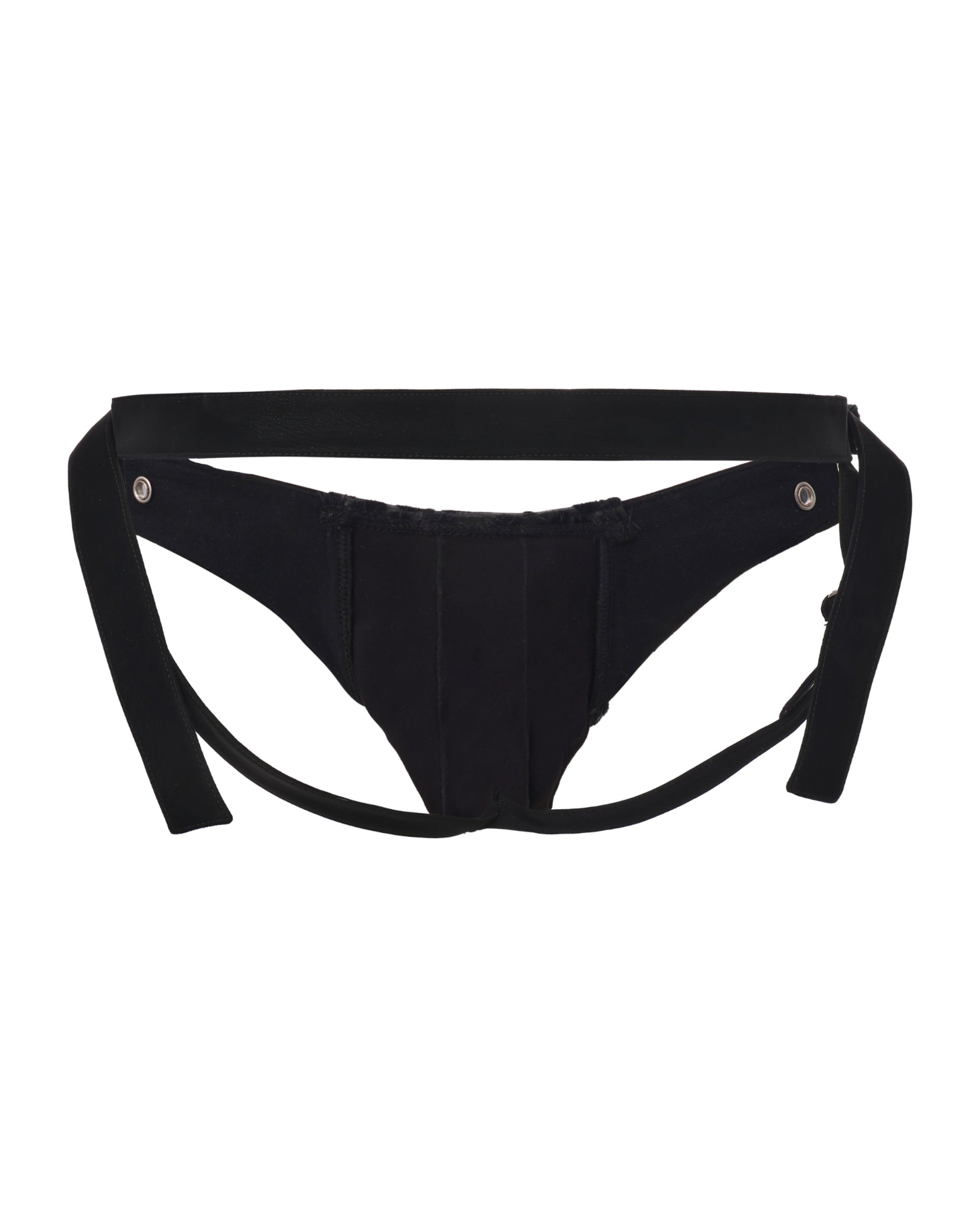 Flocked Leopard Harness Jockstrap, alternate product view 2