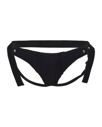 Flocked Leopard Harness Jockstrap, alternate product view 2