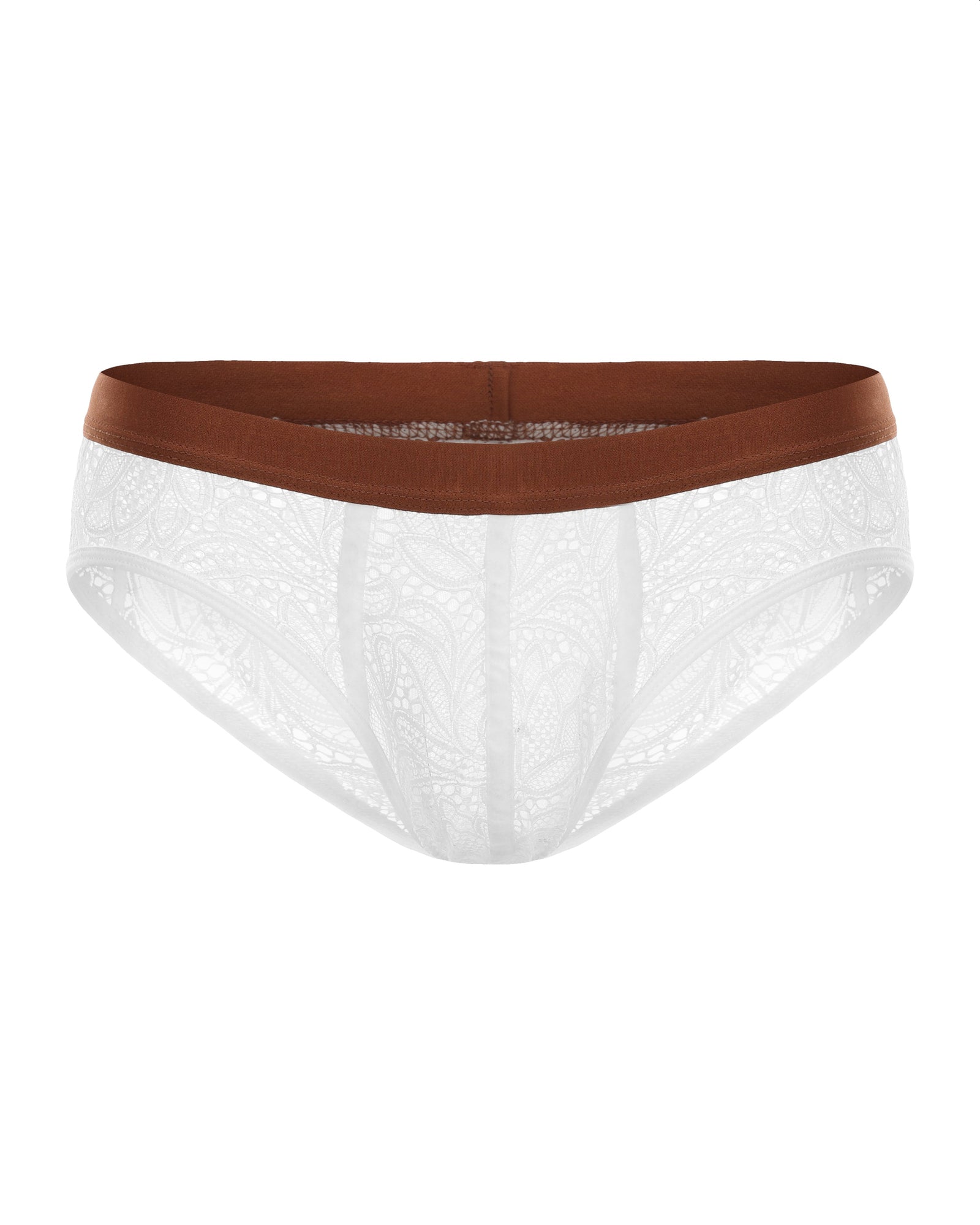 Spliced Lace Brief - product view 1