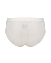 Heart Cutout Pinstripe Brief, alternate product view 4