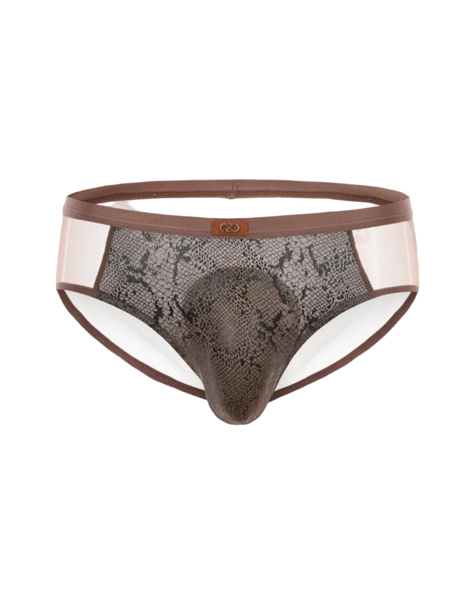 Metallic Snake Sheer Brief, alternate product view 2