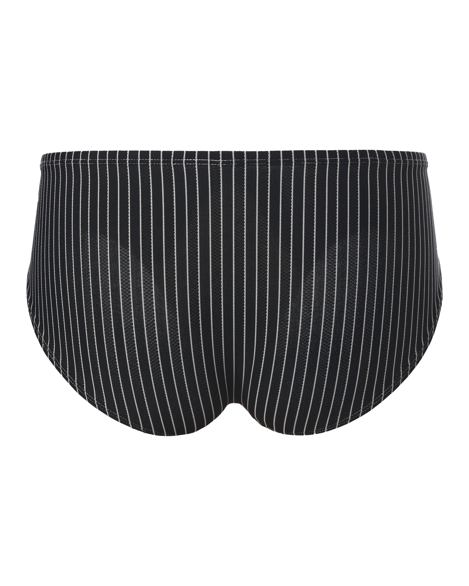 BSZN Temptation Served Pinstripe Brief, rear product view