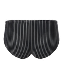 BSZN Temptation Served Pinstripe Brief, rear product view