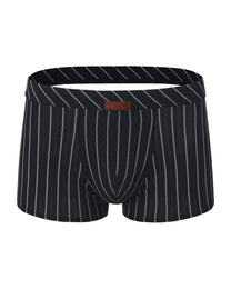 BSZN Two-Sided Player Stripe Boxer Jock, in black, front product view