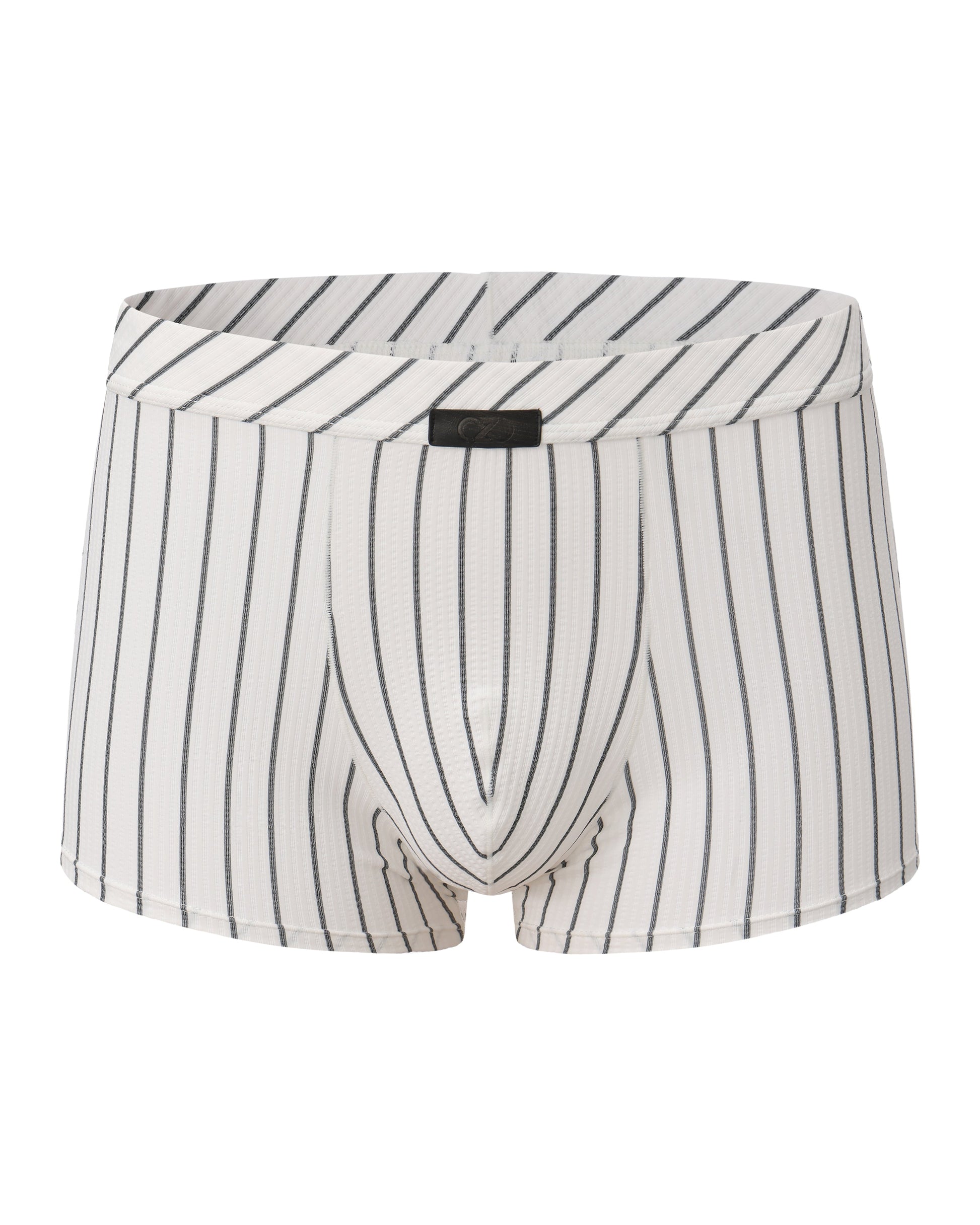 BSZN Two-Sided Player Stripe Boxer Jock, in white, front product view