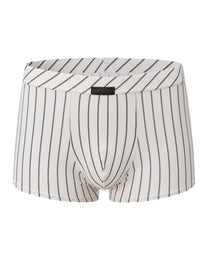 BSZN Two-Sided Player Stripe Boxer Jock, in white, front product view
