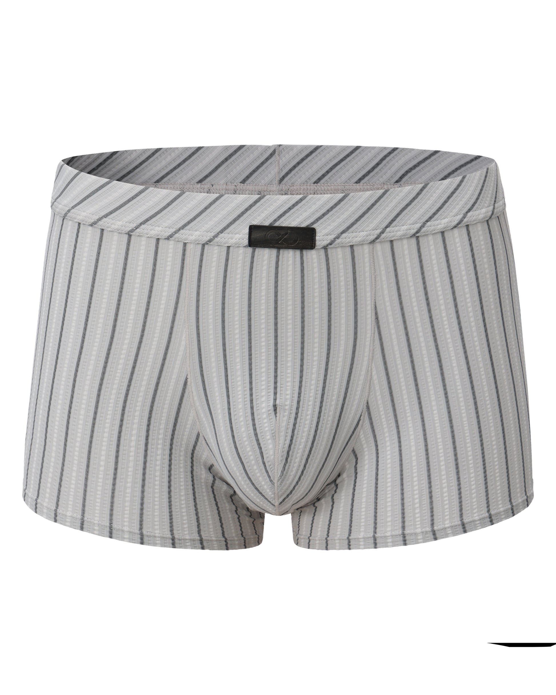 BSZN Two-Sided Player Stripe Boxer Jock, in gray, front product view