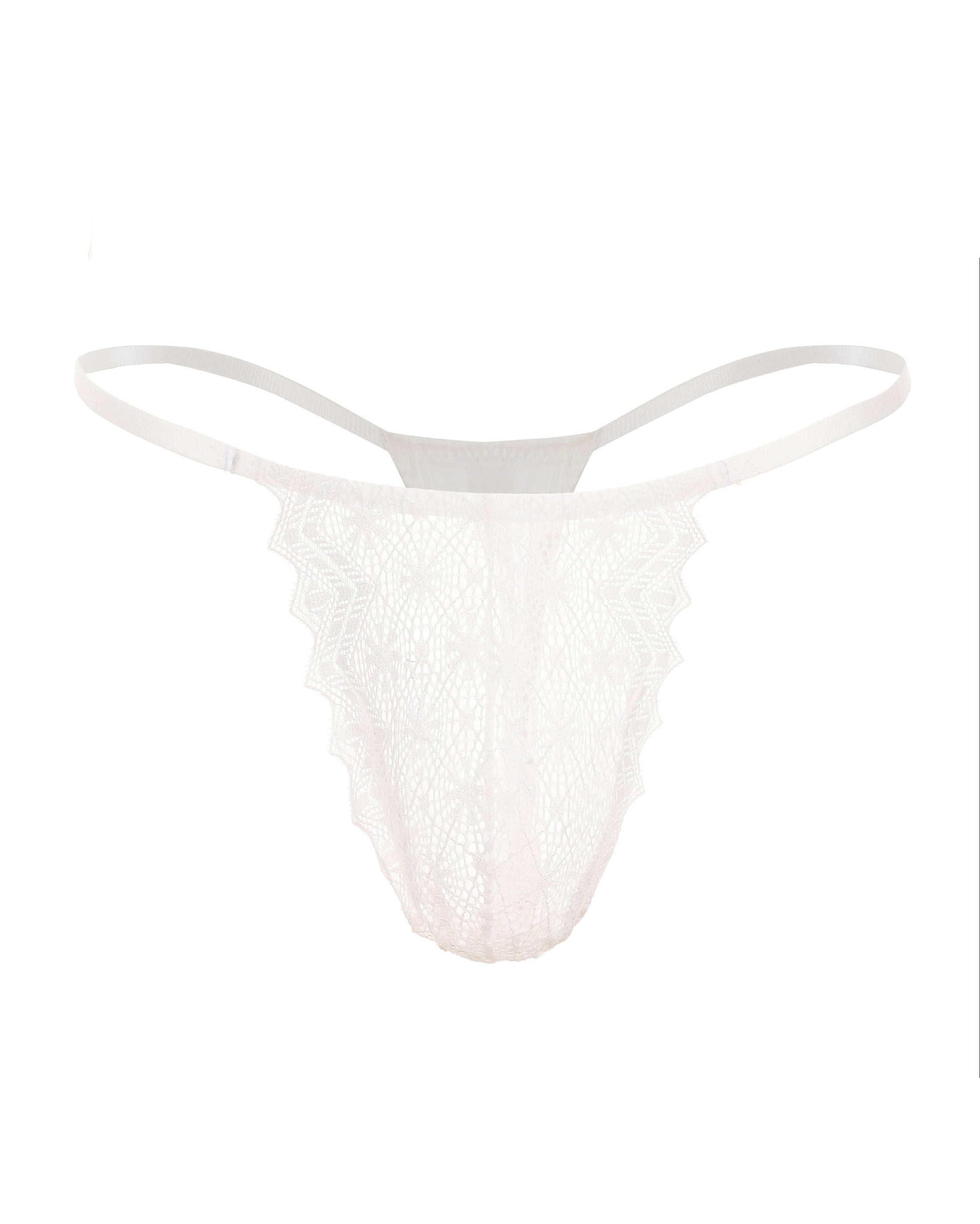 Delicate Strap Lace Thong, alternate product view 3