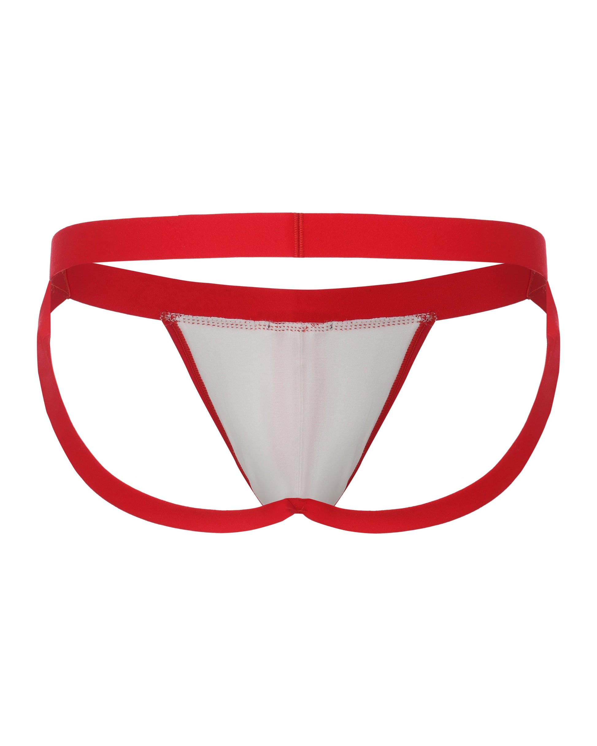 BSZN Vivid Contrast Pouch Jockstrap, open-back product view