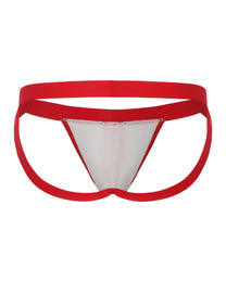 BSZN Vivid Contrast Pouch Jockstrap, open-back product view