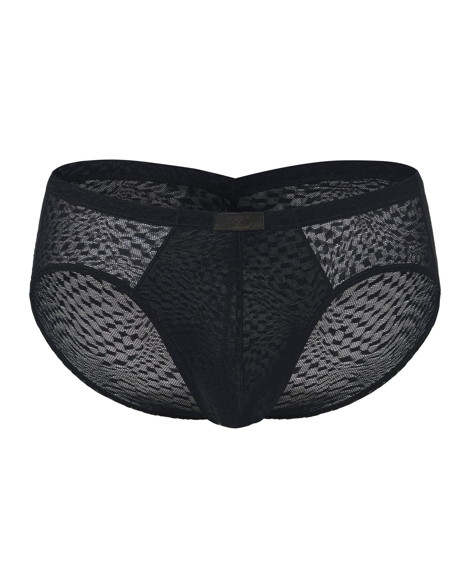 BSZN V-Sculpt Distressed Lace Brief, front product view