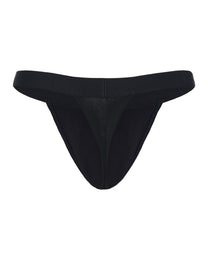BSZN Thorn Print Thong, in black, rear product view