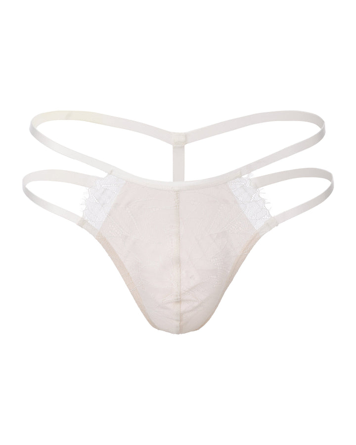 Ruffle Lace Double-Strap Thong - product view 1