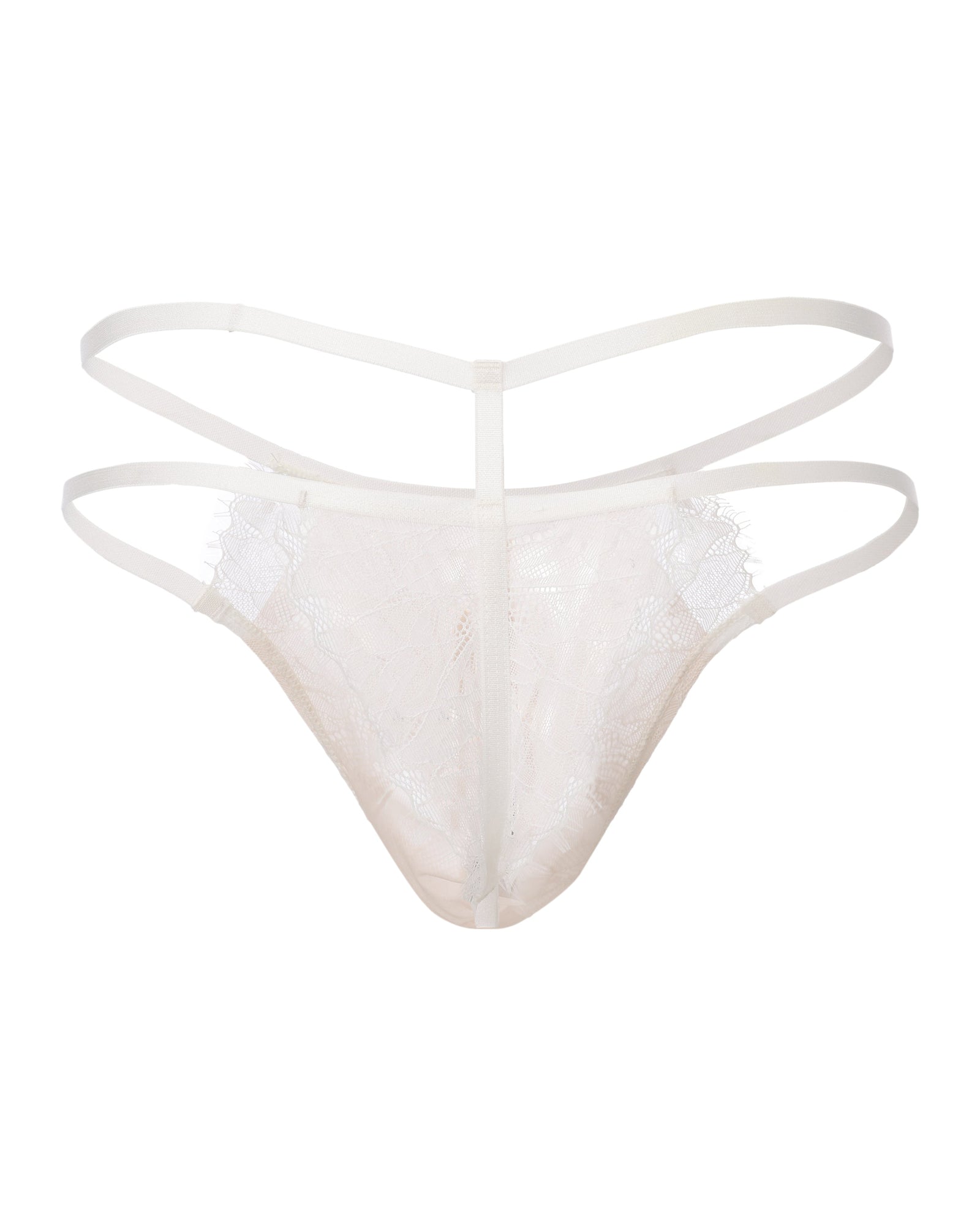 Ruffle Lace Double-Strap Thong - product view 9