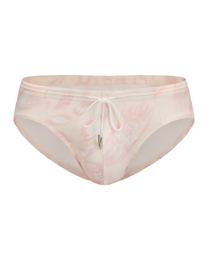 Sun-Kissed Print Swim Brief with sun-mark print