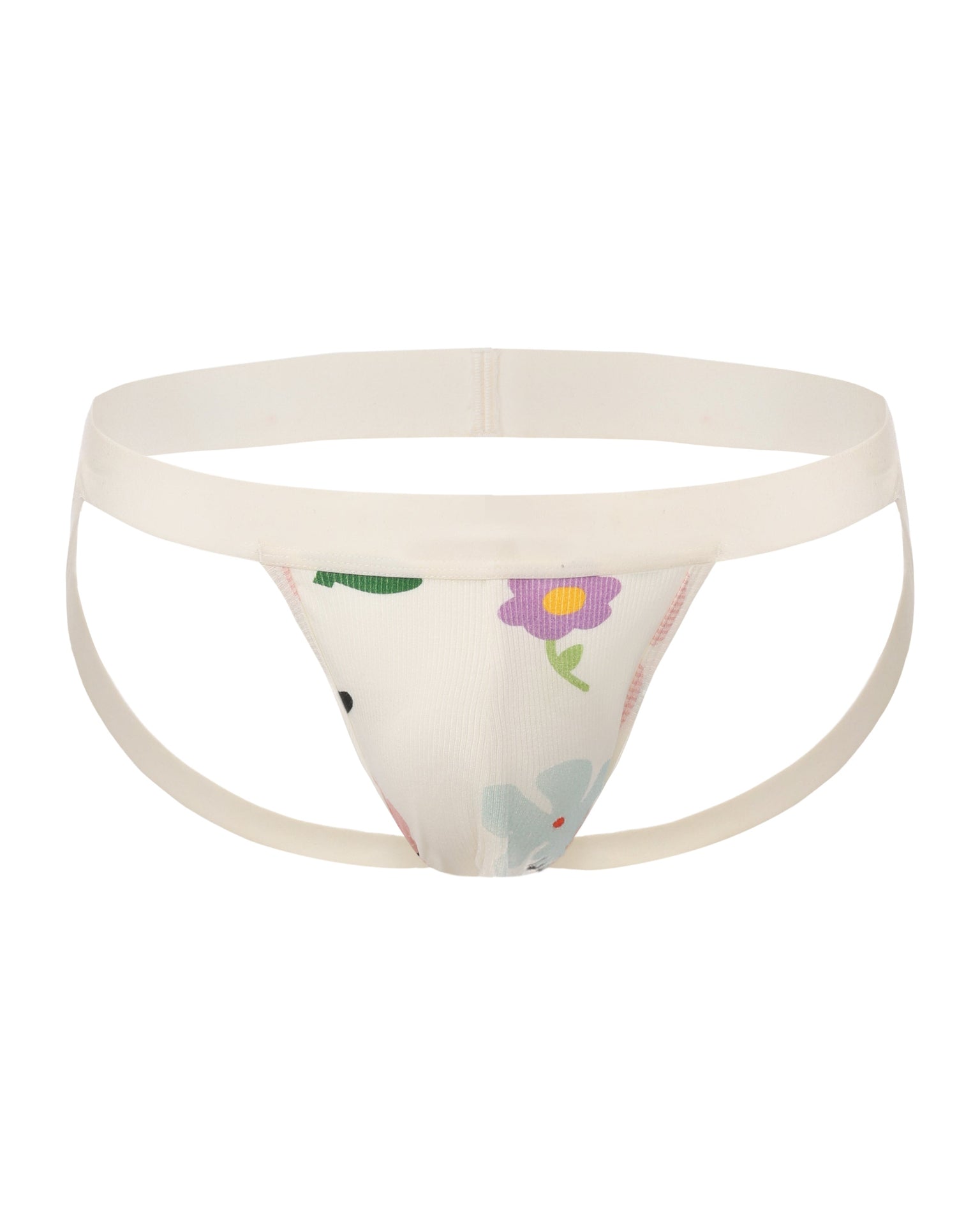 Petite Fleur Double-Strap Jockstrap with petite fleur print