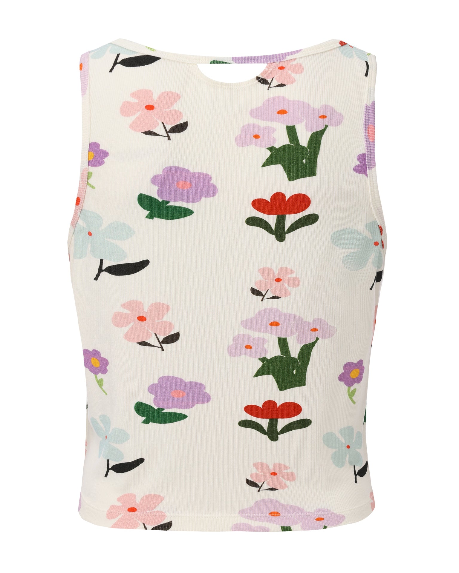 Petite Fleur Heart-Ring Tank Top, alternate product view 2