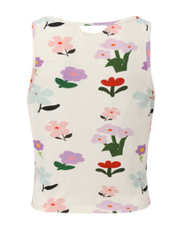 Petite Fleur Heart-Ring Tank Top, alternate product view 2