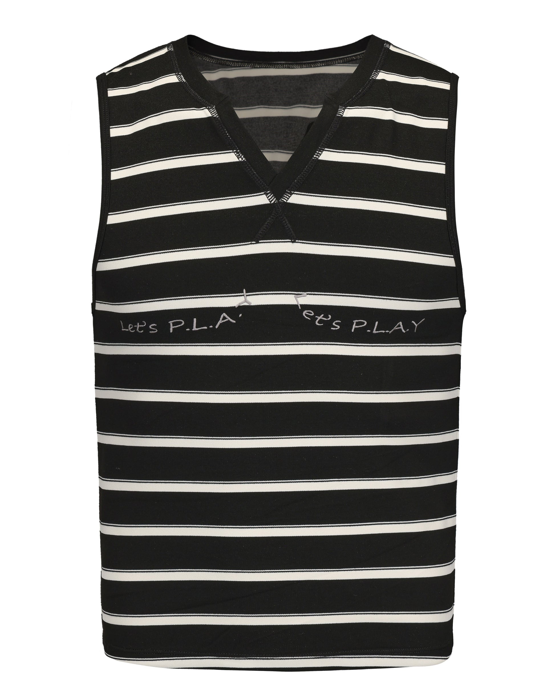 Embroidered V-Neck Tank Top - product view 1